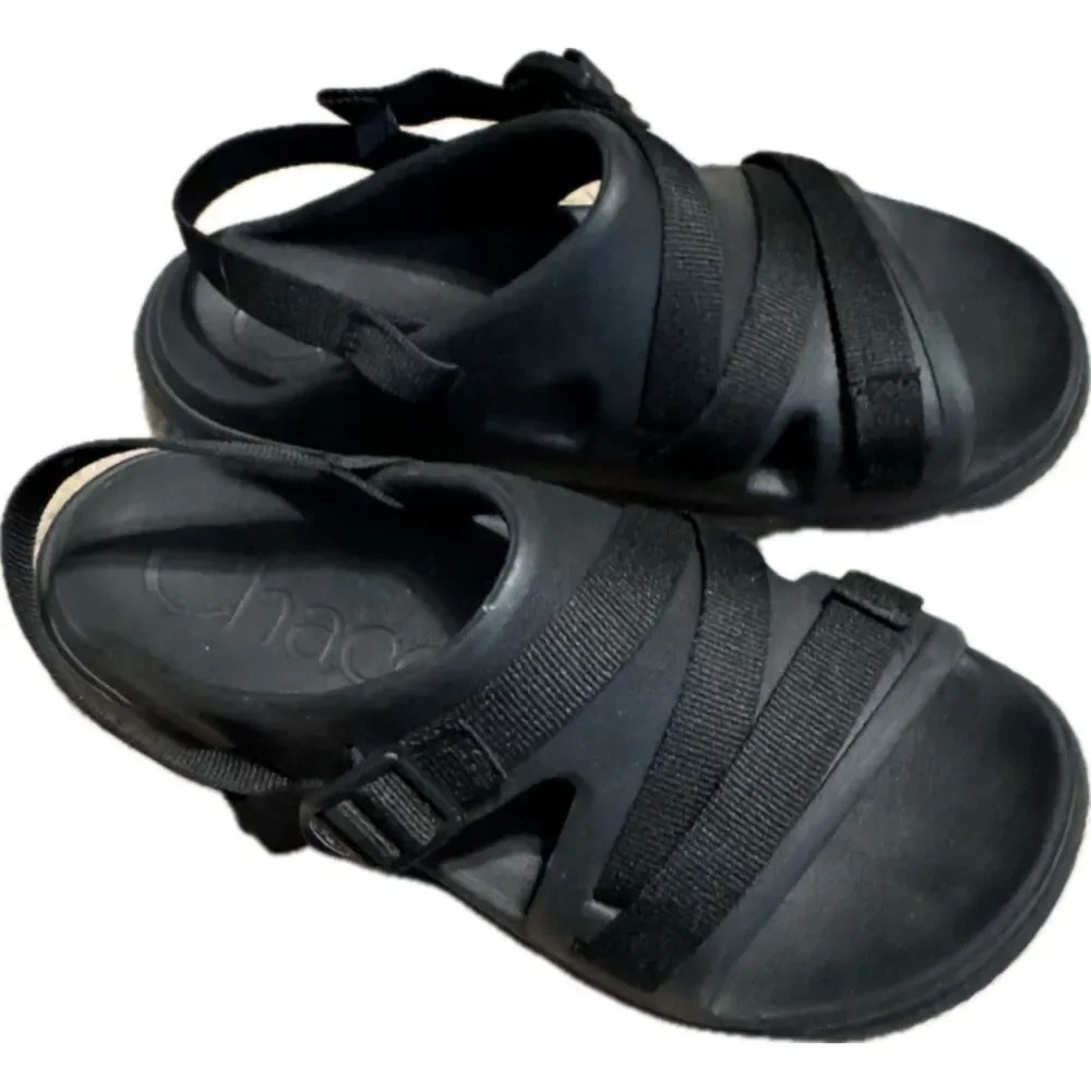 Chacos Chillos Black Sport Strap Sandals Kids 6
